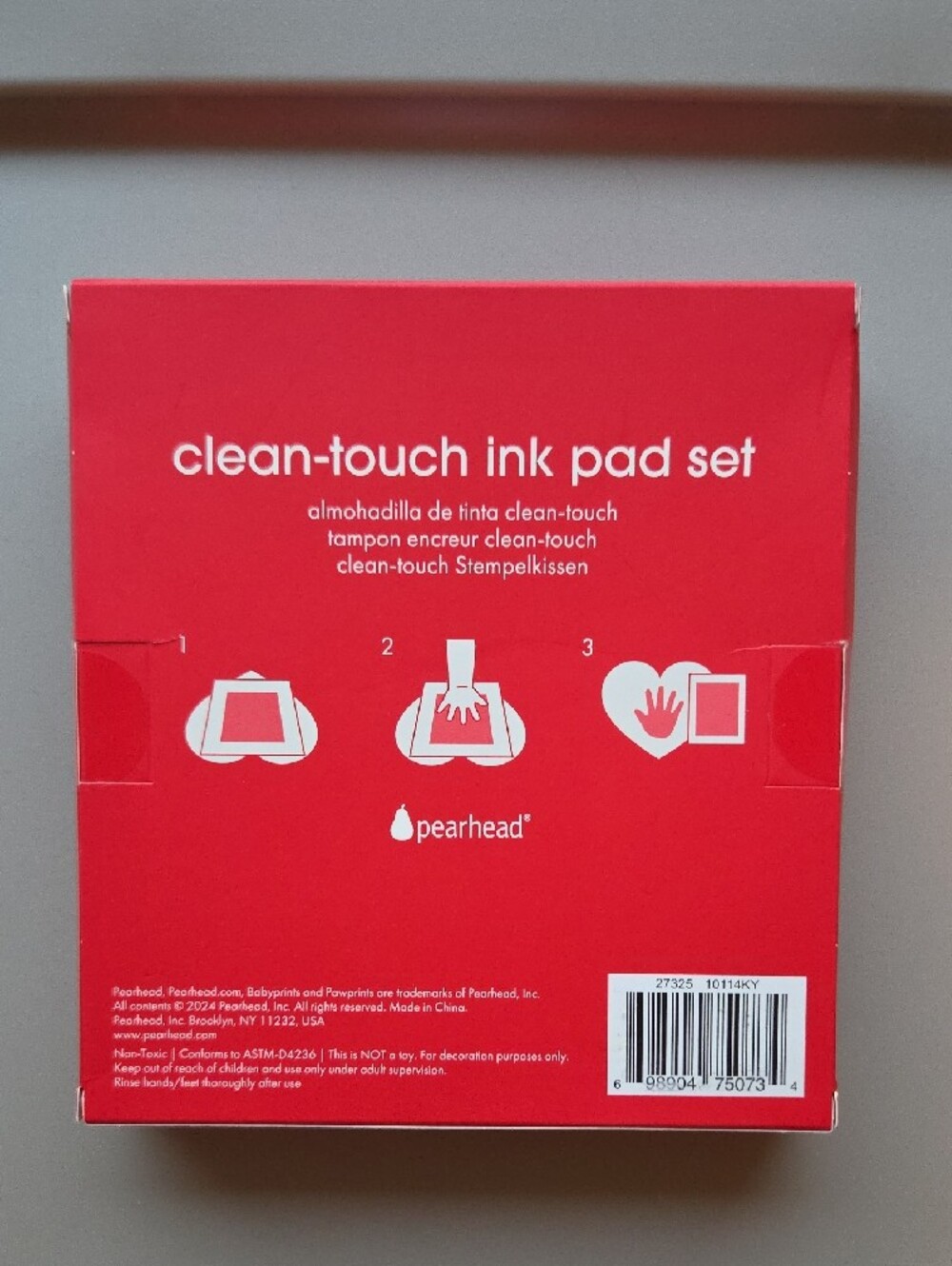 Clean Touch Ink Pad Set For Baby - Picture 2 of 4
